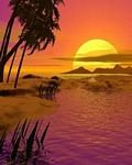 pic for 3d sunset